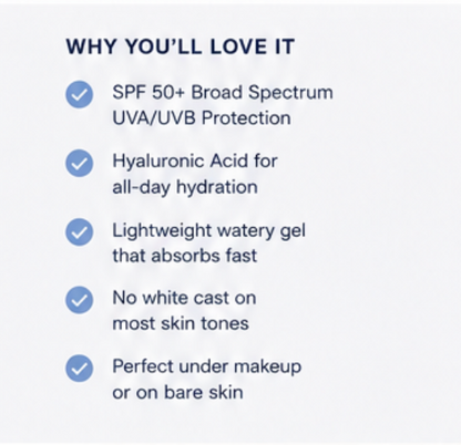 Hazel 5 Watery Sun Gel SPF 50+